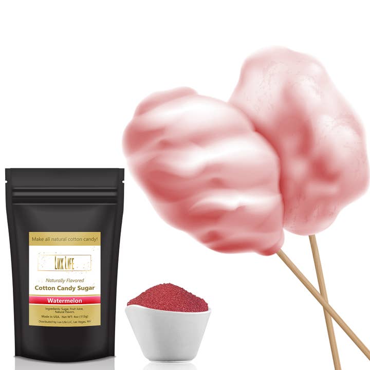 Lux Life - Wholesale Cotton Candy - Lux Life Natural Cotton Candy Sugar