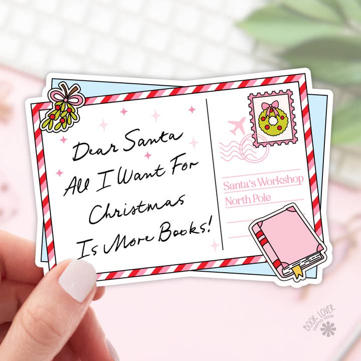 Cher Père Noël, tout ce que je veux pour Noël, ce sont plus d'autocollants de livres. pour la vente par Book Lover Merch Shop