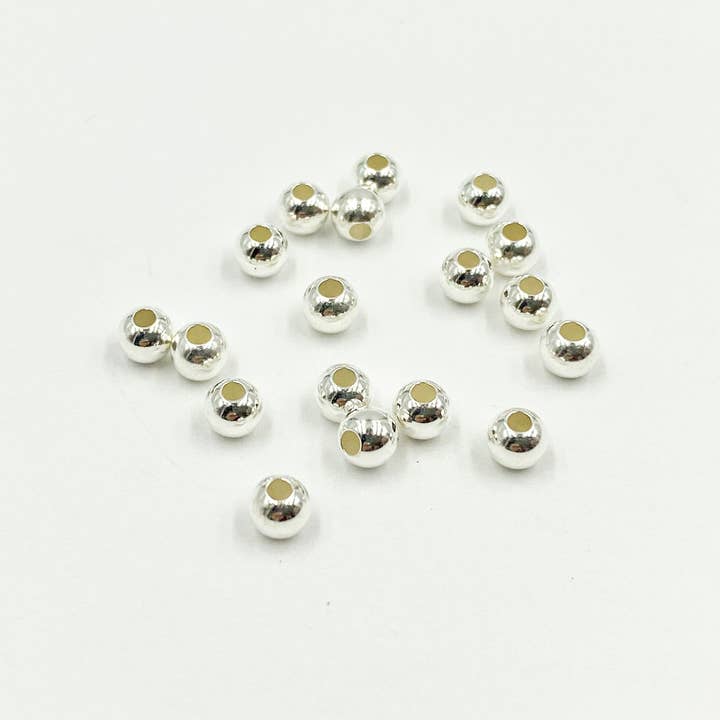 Tresor Jewelry Inc. - Wholesale Beads - 925 Sterling Silver Seamless Beads 4mm