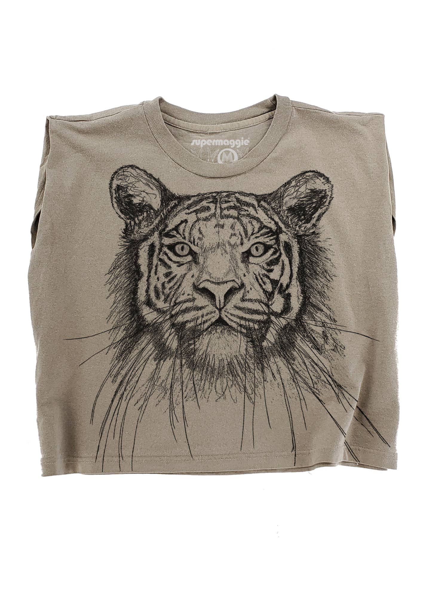Supermaggie @ Faire - Wholesale T-Shirt (Graphic) - Women's - Tiger Maisie Heavyweight Muscle Tee2