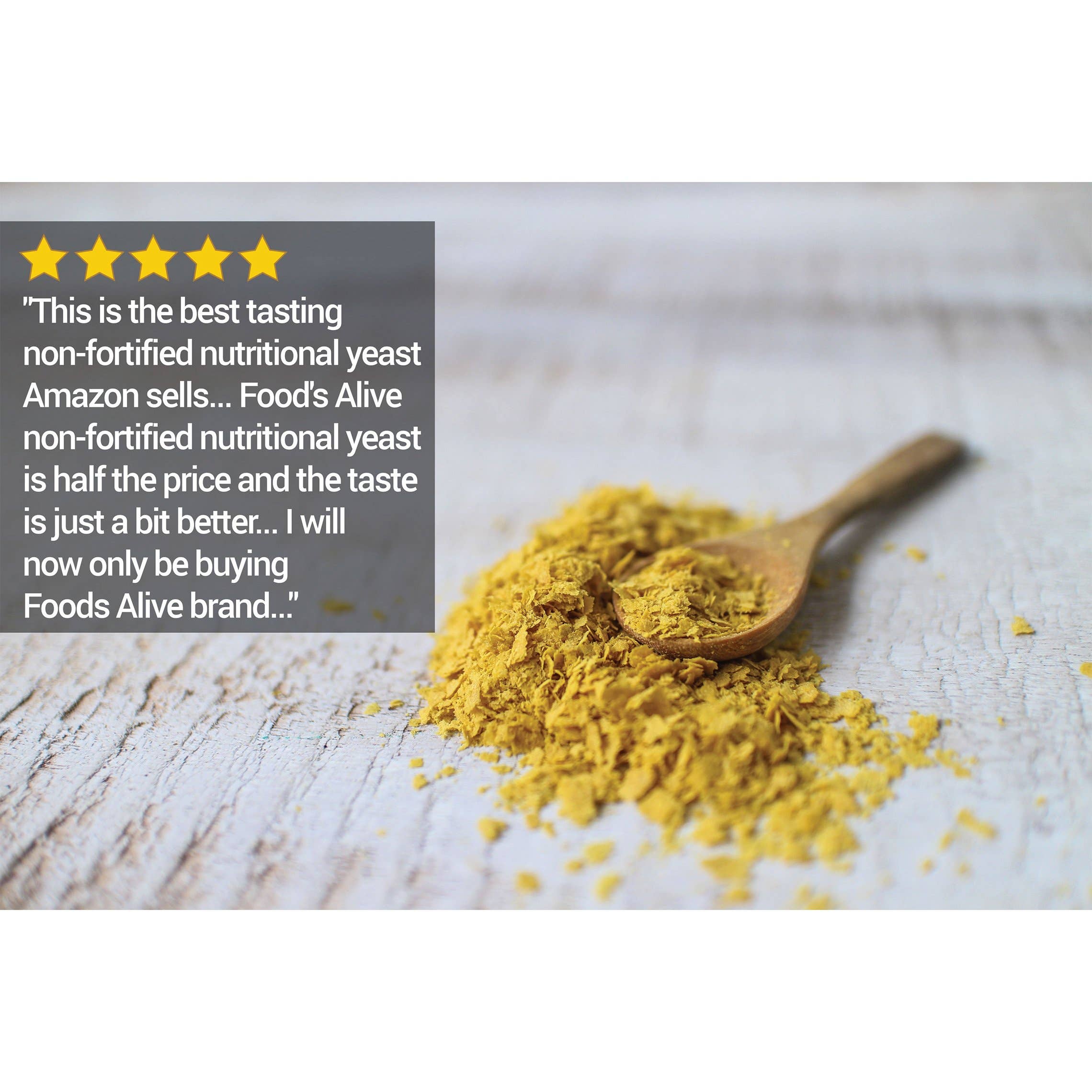 Foods Alive – Großhandel Protein-/Superfood-Pulver – Nährhefe 2 lbs - nicht angereichert, gentechnikfrei, vegan6