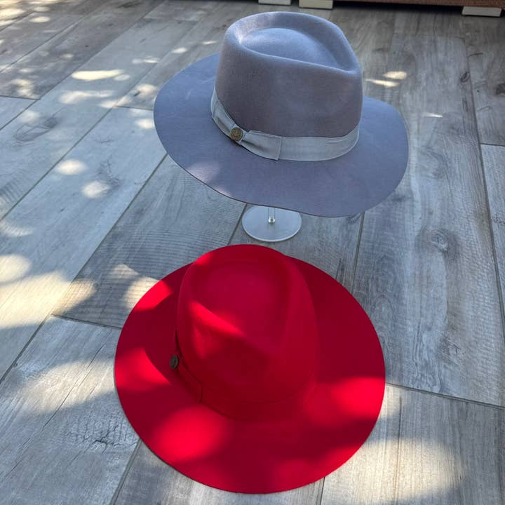 Queens INC - Wholesale Fedora – Women’s - 🤎 Wool Rancher Hat with Grosgrain Ribbon10