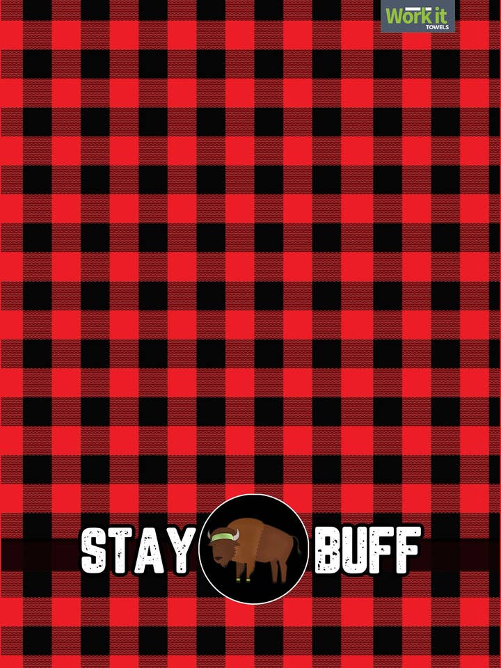 Stay Buff Gym Towel for wholesale by Work It Towels