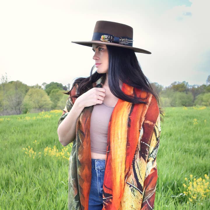 Dupatta Designs – wholesale Fedora – Women’s – Mary Wide Brim Hat with Feather2