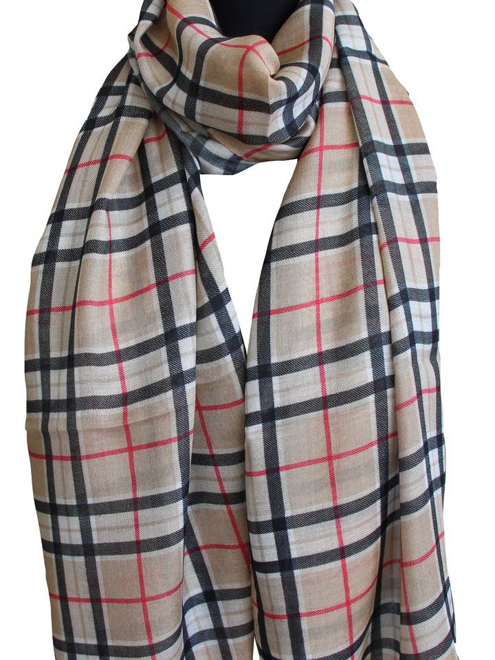 Modal sjaal 100% Strik Design 56625 Scottish voor wholesale door tessago