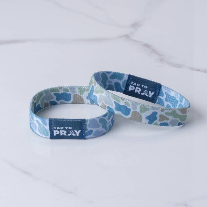 Tap To Pray® Wristband – River Rock Camo - Moss & Slate for wholesale by Versible