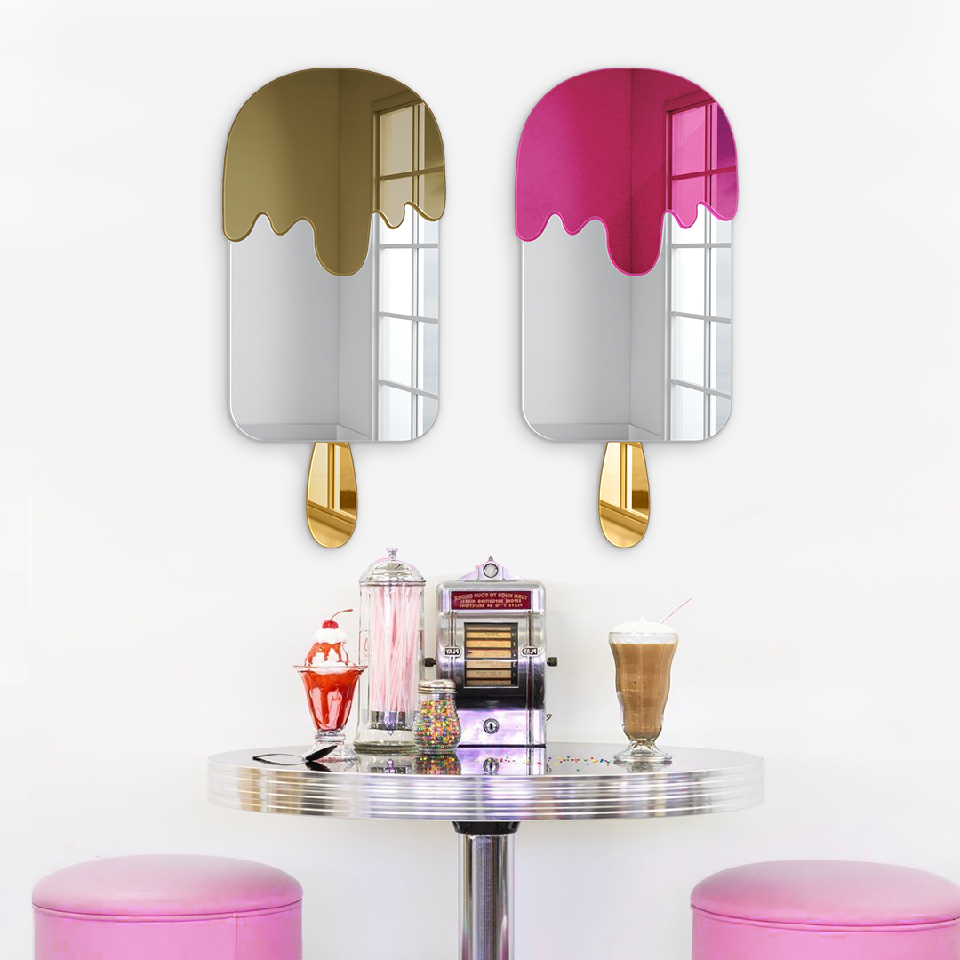 4ArtWorks - Wholesale Wall Accent - Ice Cream | Acrylic Art | Mirrored Wall Decor9