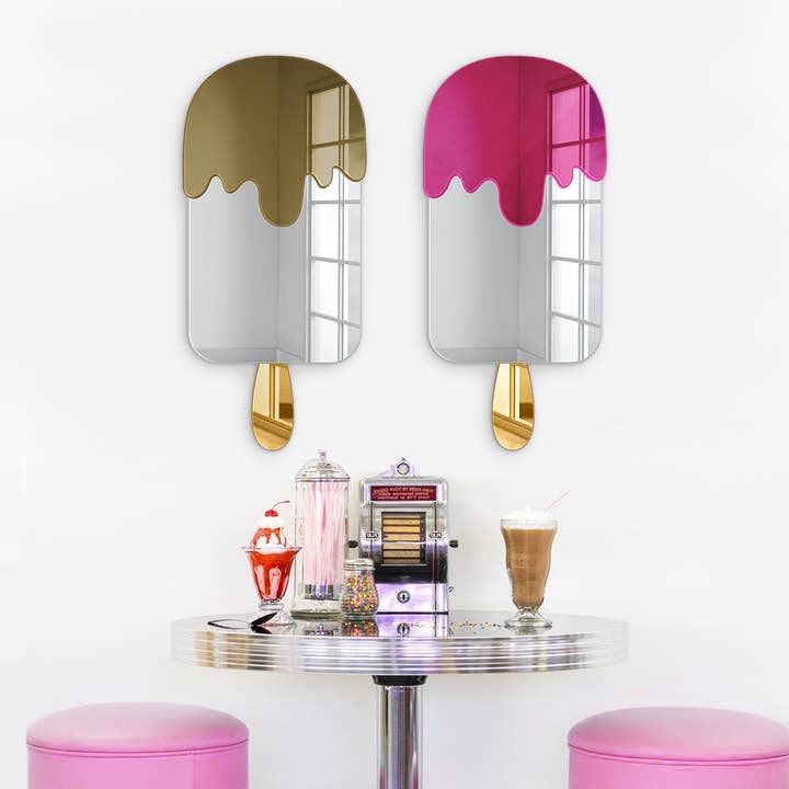 4ArtWorks - Wholesale Wall Accent - Ice Cream | Acrylic Art | Mirrored Wall Decor9