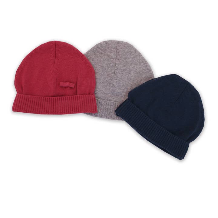 Viverano Organics - Wholesale Newborn/Knit Hat - Baby - Milan Round Hat Sweater Knit Baby Beanie (Organic Cotton)6