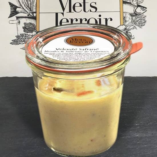 Vellutata Zafferano Cozze e Julienne di Verdure - 180 g per la vendita all'ingrosso da parte di MetsTerroir