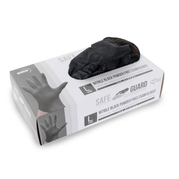 ESKAY Products - Wholesale Cleaning Gloves - Nitrile Disposable Gloves | Powder Free | Black1