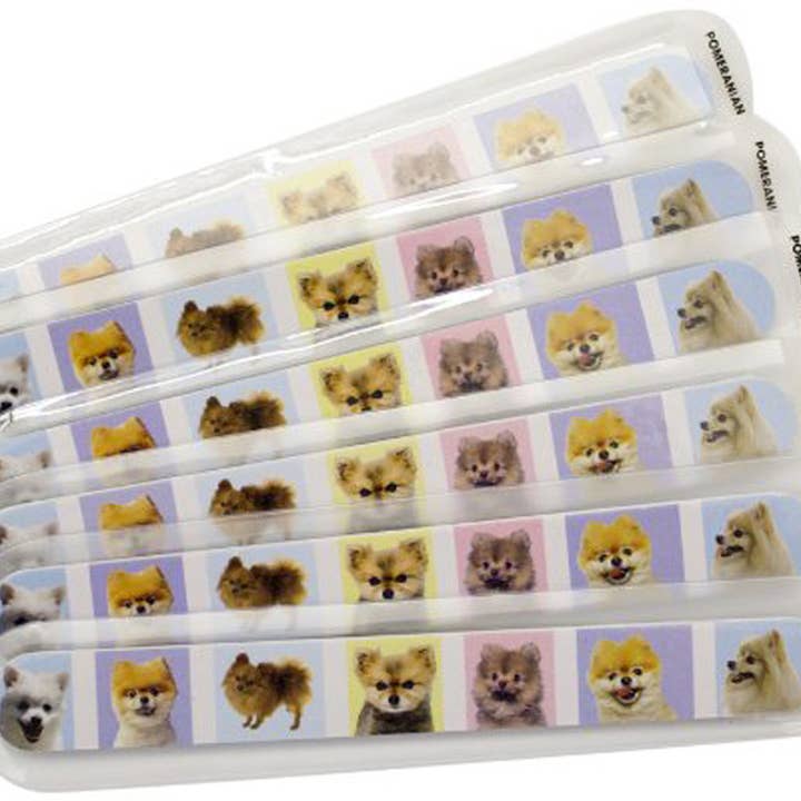 Fairly Odd Brands - Wholesale Nail file - Fetch Disco Bulk Nail Files, Pomeranian, 6-Pack
