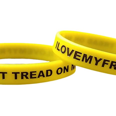 I Love My Freedom - Wholesale Wristband - Don't Tread On Me Wristband