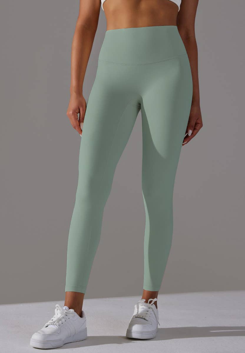 HIDDENBRAND - Wholesale Athletic/Lounge Leggings - Women's - Double-Sided Brushed Nude Breathable Yoga Pants12