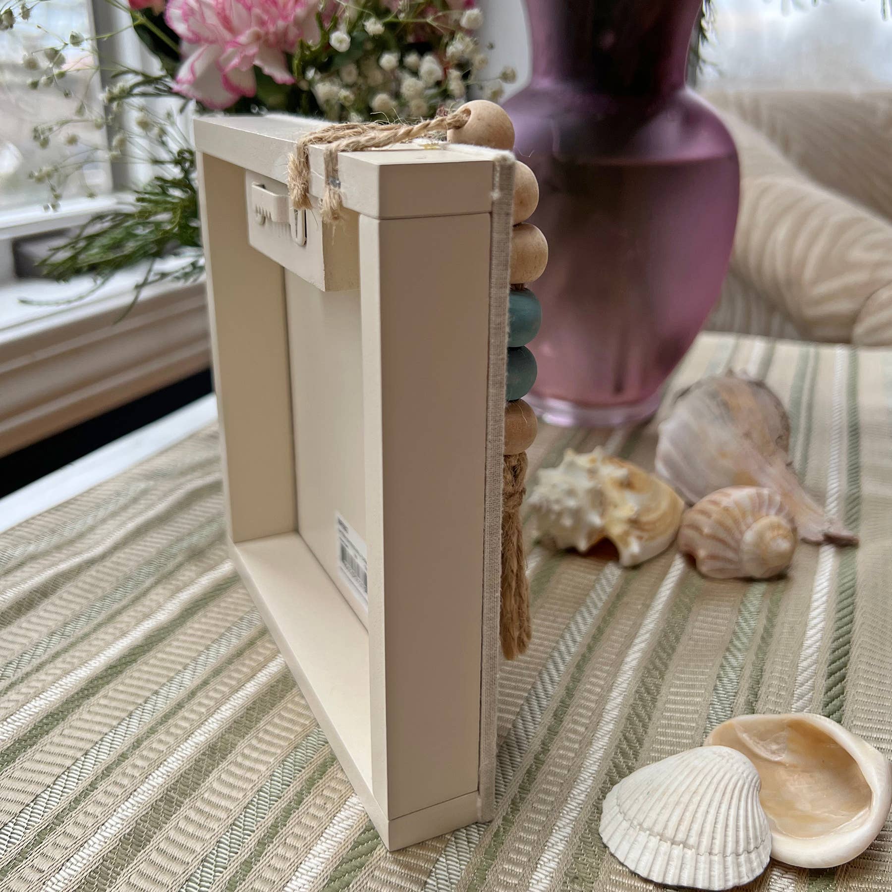 Abbey + CA Gift - Wholesale Plaque - Blue Baptism Prayer Fabric Plaque3