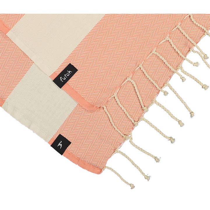 Futah - Wholesale Beach Towel - Bedu Coral Beach Towel