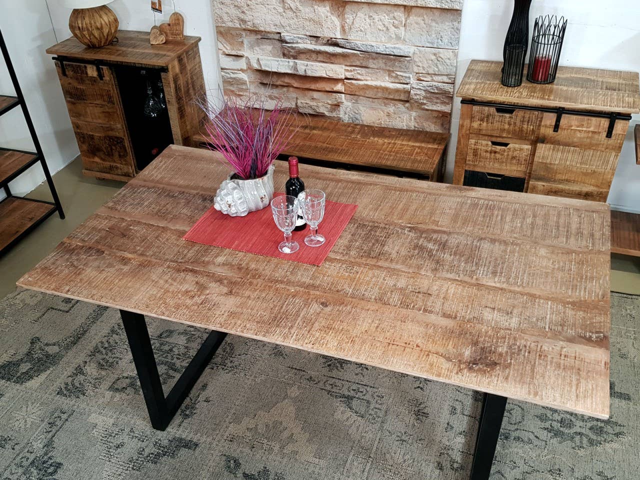 Voglrieder - Wholesale Side Table - Liverpool Dining Table Kitchen Table 120 x 80 160 x3