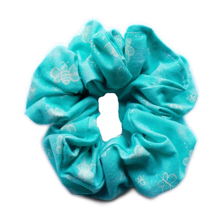 Scrunchie - Buzz (em Aqua) por atacado de Steph & Joe Art Co.