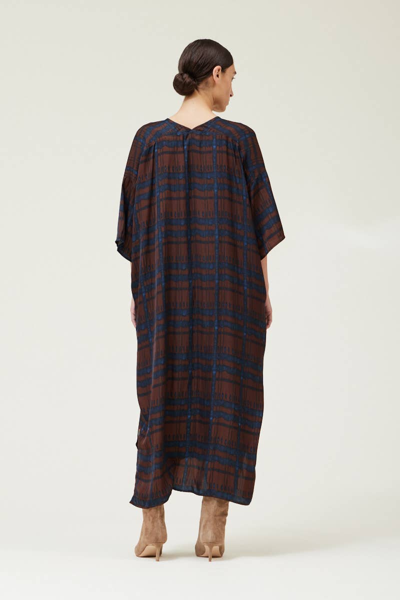 Grade & Gather – wholesale Dress – Women's – 60326PL - SATIN PRINT TUNIC DRESS9