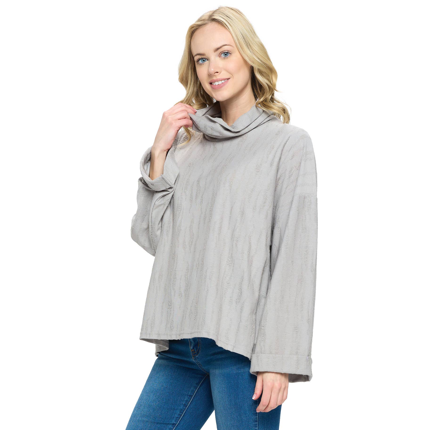 Yak & Yeti - Wholesale Tunic - Women's - SALE  Top Cowl Neck Ripped4