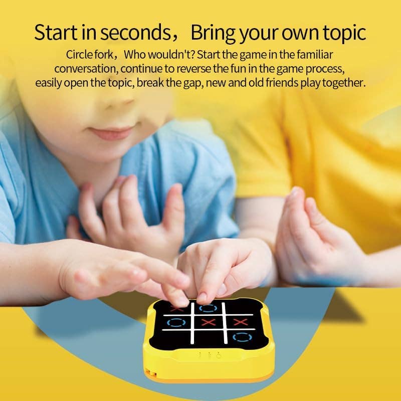 VIGOR - Venta al por mayor Juego de ingenio - Niños - Juego de Tic Tac Toe 4 en 1 - Consola educativa portátil3