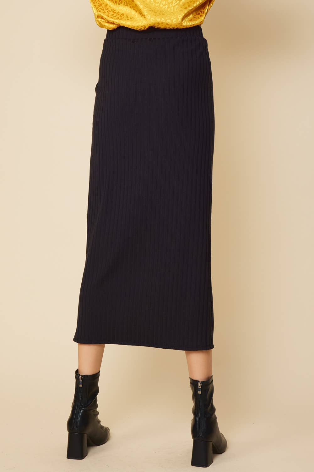 FSL Apparel - Wholesale Skirt - Women's - SS8032 - RIBBED WARP MIDI SEXY SKIRT4