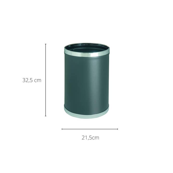 MEDEL OFFICE - Wholesale Trashcan/Trash Bin - 12L Multipurpose Black Metal Bin for Office1