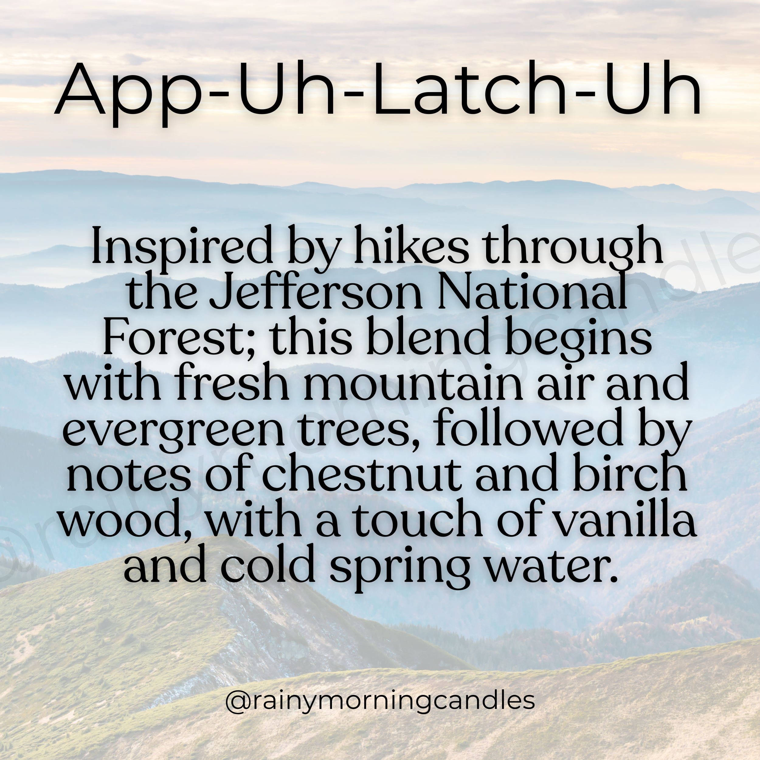 Rainy Morning Candles - Wholesale Wax Melt - App-Uh-Latch-Uh | Appalachian Inspired Snap Bar Wax Melts4