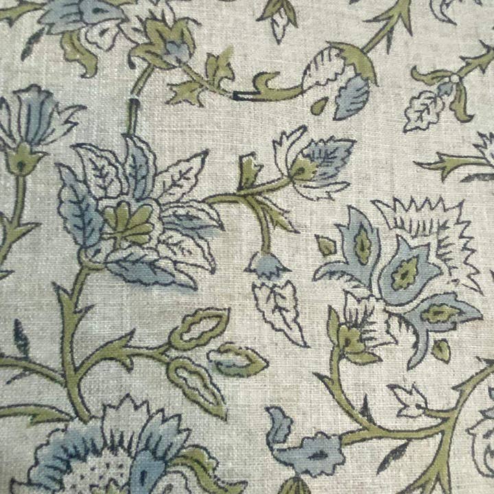 Maple Village Lane – wholesale Tygrulle – Indiskt blocktryck, indisk bomull, handstämplat tryck, vid gården, indiskt tyg, Peace Block Print Tyg, sy- och quiltningstyg