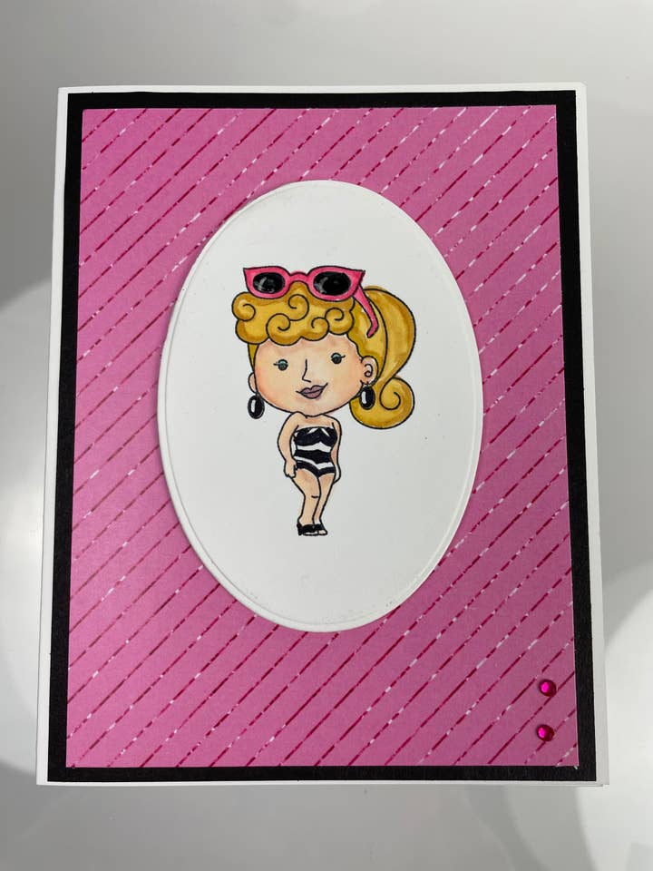 You’re Such A Doll, Card with Envelope for wholesale by Cards By Robin