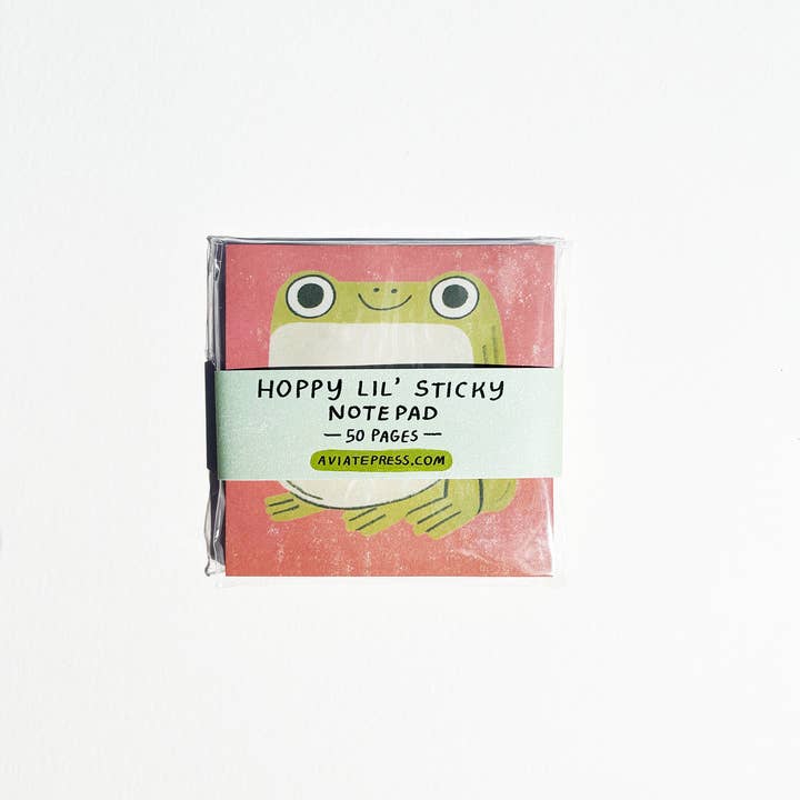 Aviate Press - Wholesale Sticky Notes - Cute Frog Sticky Notepad1