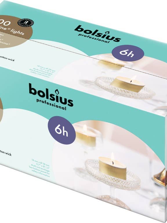 Horeca Bougies Chauffe-Plat® 6H Boîte 500 Blanc pour la vente par Sfeerpunt