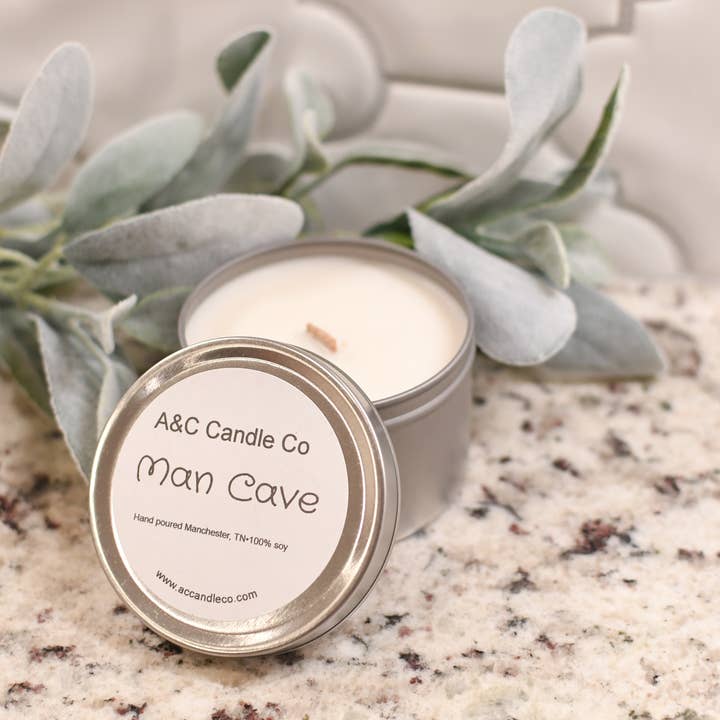 A&C Candle Co - Wholesale Travel Candles - 8oz Tin Candle4