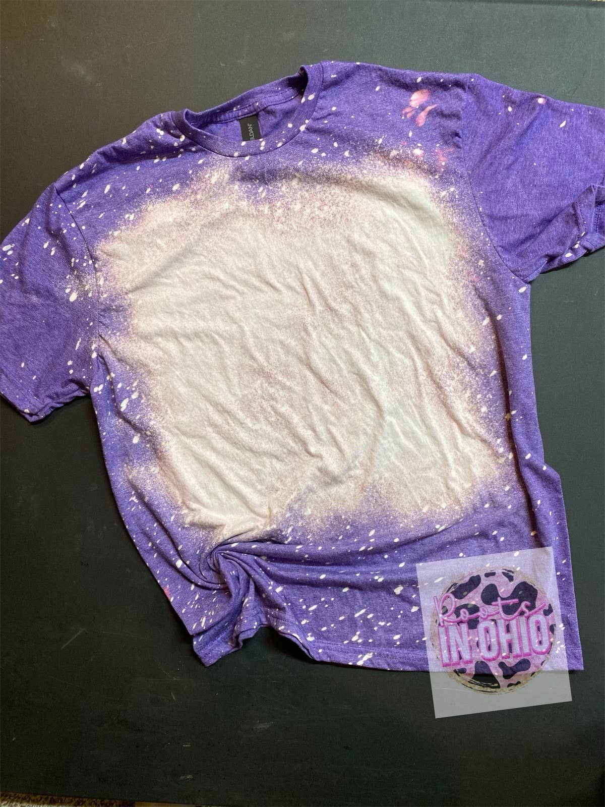 Roots.In.Ohio - Wholesale Sublimation Blank T-Shirt - Unisex - Wholesale Blank Bleached T-shirts - bleached shirt6