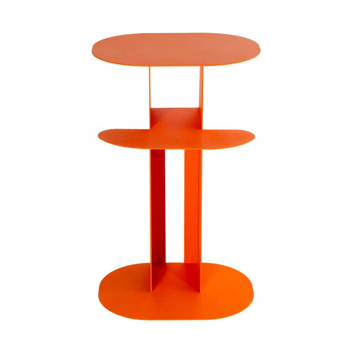 Mesa de apoio, mesa de canto, mesa de cabeceira em aço — LUCHO por atacado de eccto