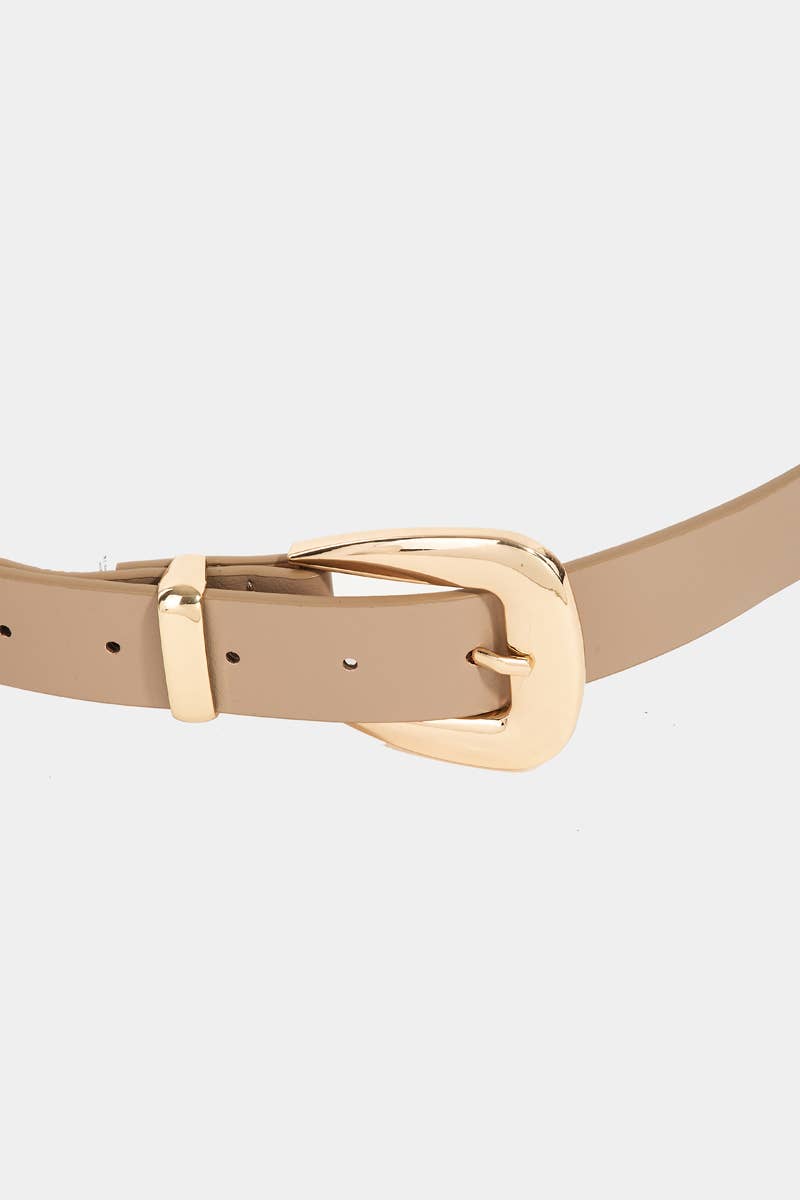 Collections by Fame Accessories - Vendita all'ingrosso Cintura - Donna - Cintura in Pelle Vegana Liscia1