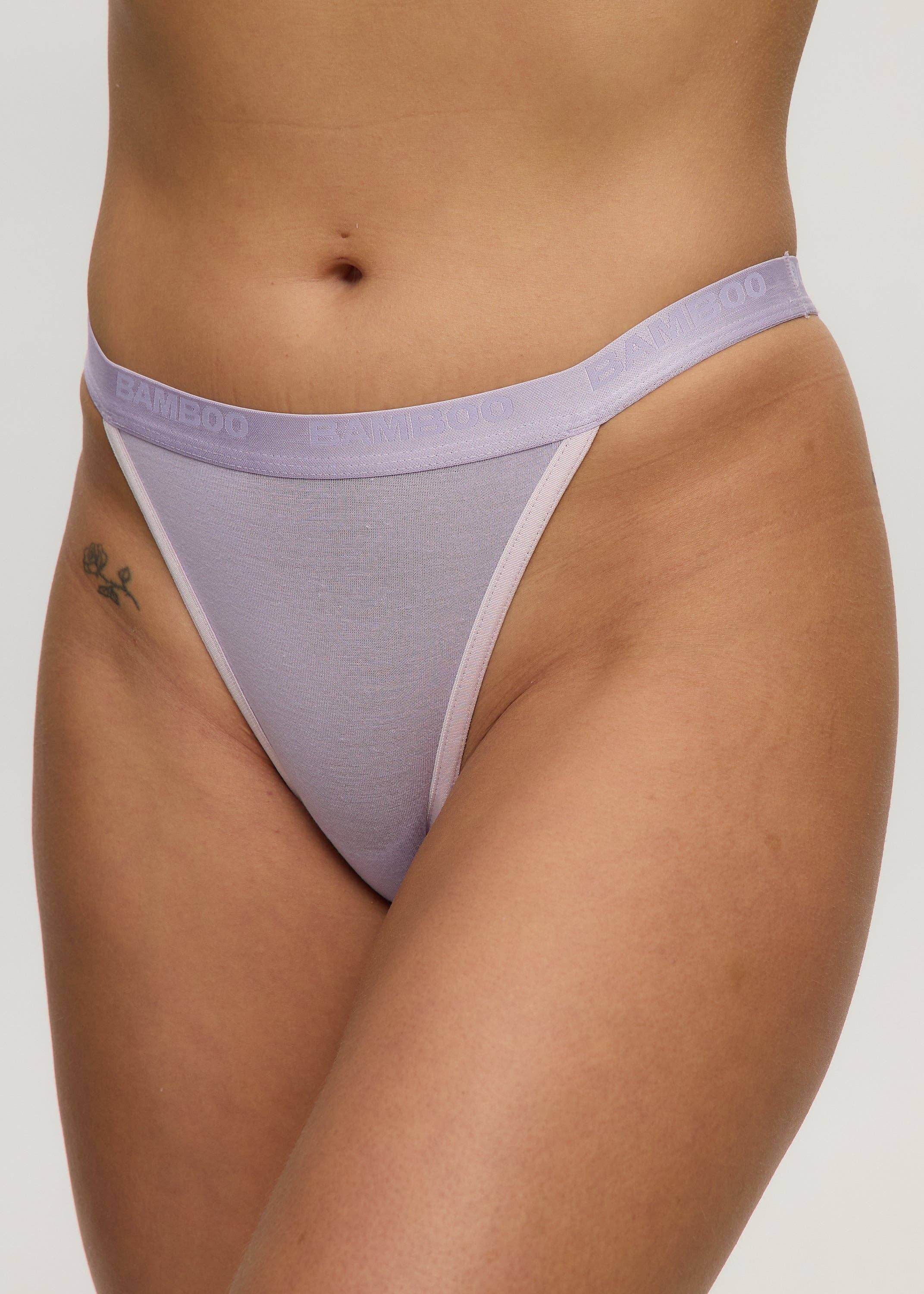 Bamboo Underwear – wholesale Underwear – Women's – String high échancré tonique3