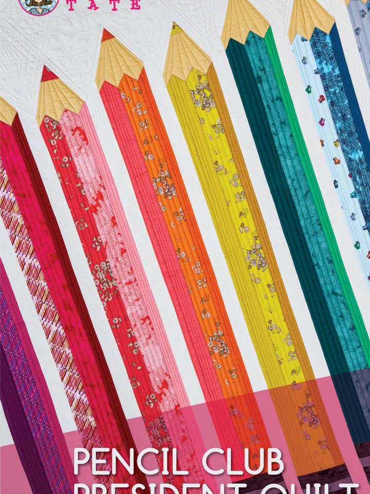 Schema per trapunta del presidente del club delle matite per la vendita all'ingrosso da parte di Crimson Tate