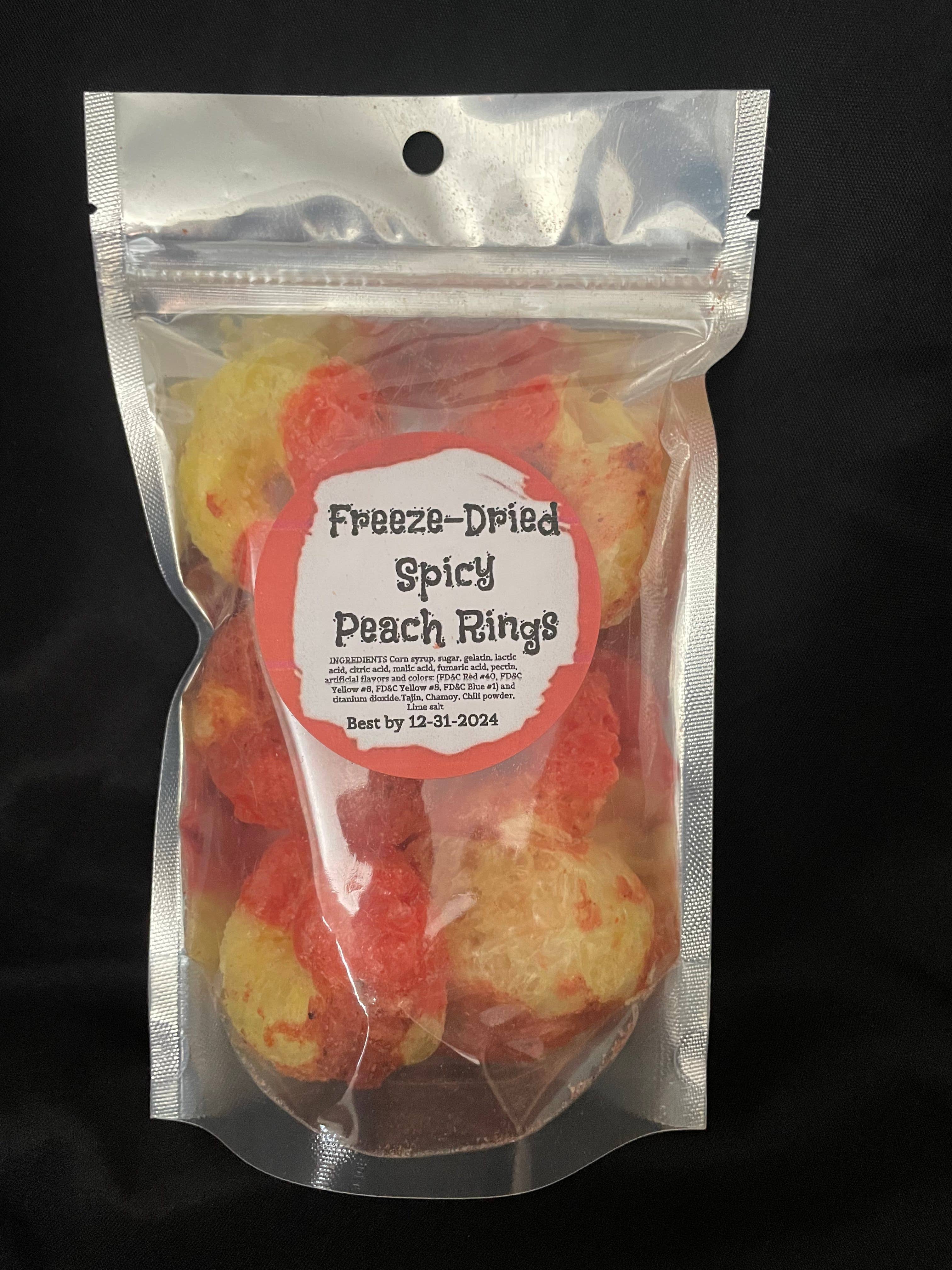 Freeze Dried Pickle Favorites and more - Wholesale Hard Candy - Freeze Dried Candy Peach Rings3