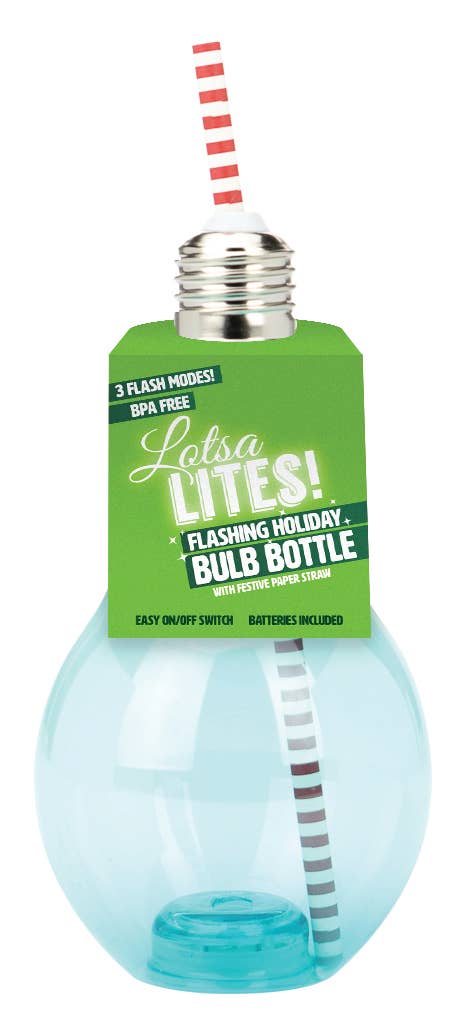 DM Merchandising - Wholesale Drinking Glass/Cup - Lotsa Lites! Flashing Holiday Beverage Bulb6