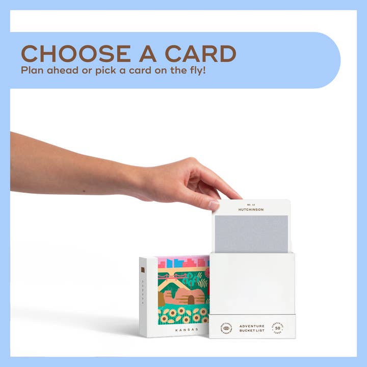 Reach International Outfitters - Wholesale Card Game - Kansas Adventure Bucket List2