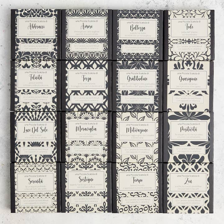 Cotton & Grey - Wholesale Tapered Candle/Candlestick - A little box of Serenity (Vintage)7