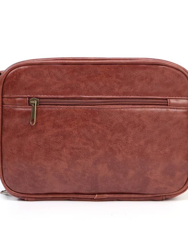 Bolso de maquillaje de mujer de cuero PU para venta al por mayor de sassy kids palace