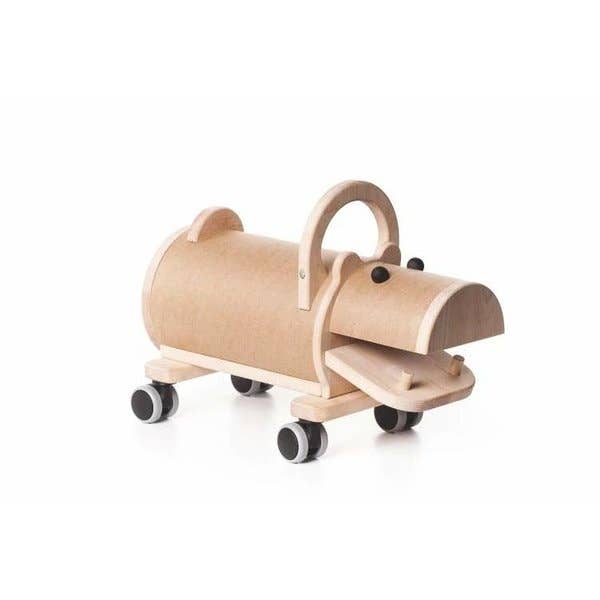 BAJO Hipopótamo Ride-On por atacado de Little Poland Gallery