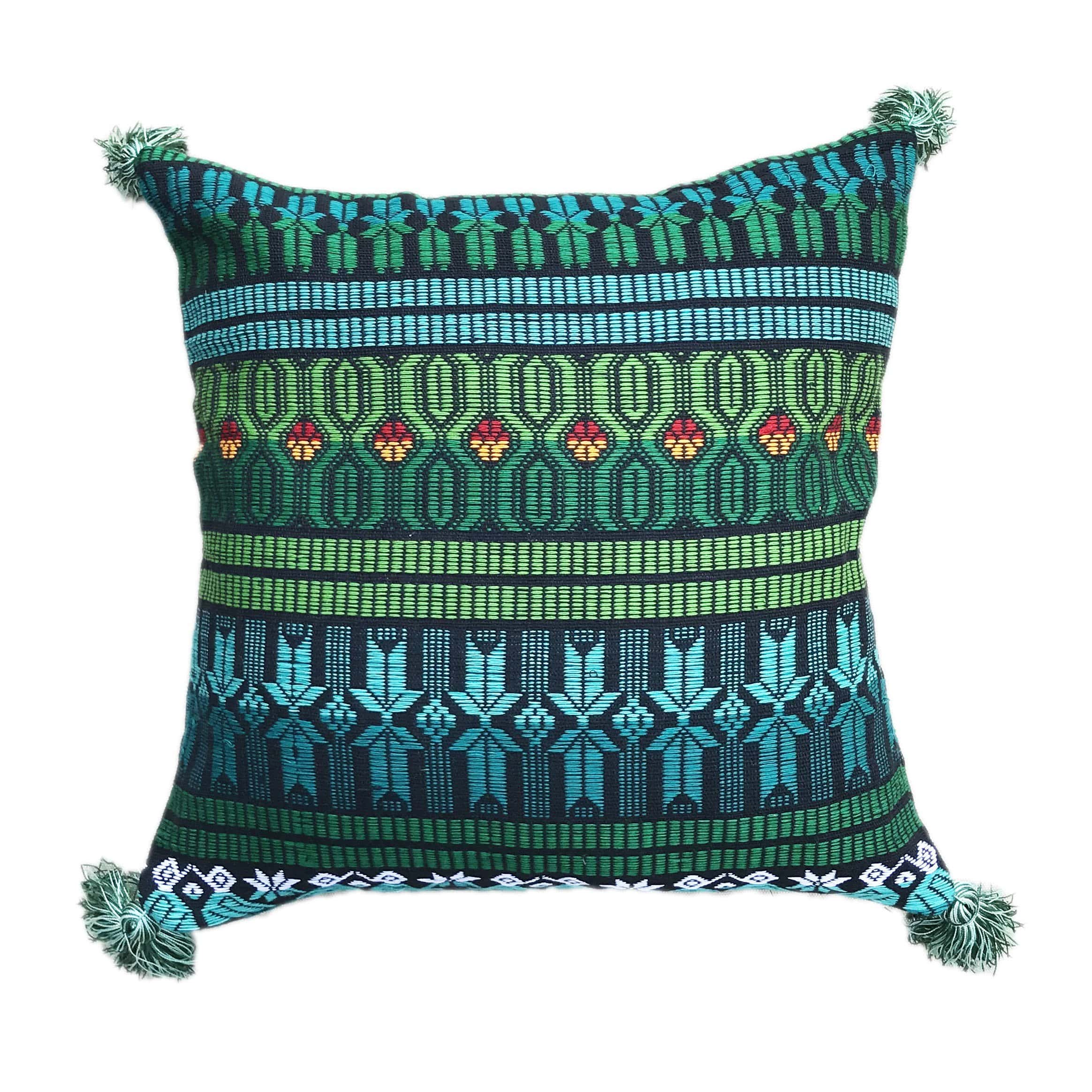 Upavim Crafts - Wholesale Throw/Decorative Pillow - Guatemalan Brocade Throw Pillow2