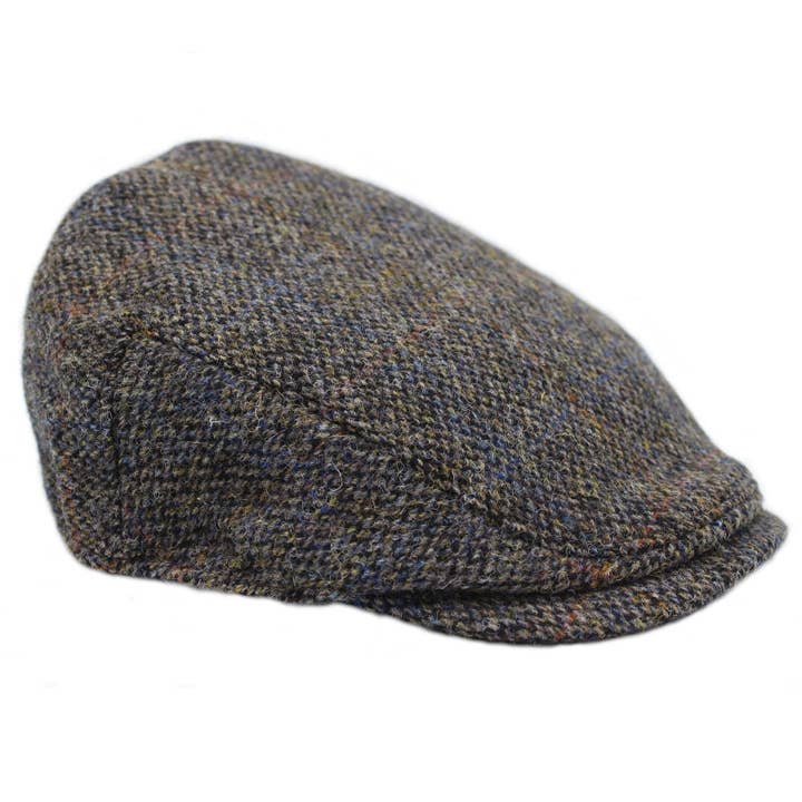 Heather Hats & Accessories - Wholesale Flat cap – Men's - Highland Harris Tweed Flat Cap ZH0149