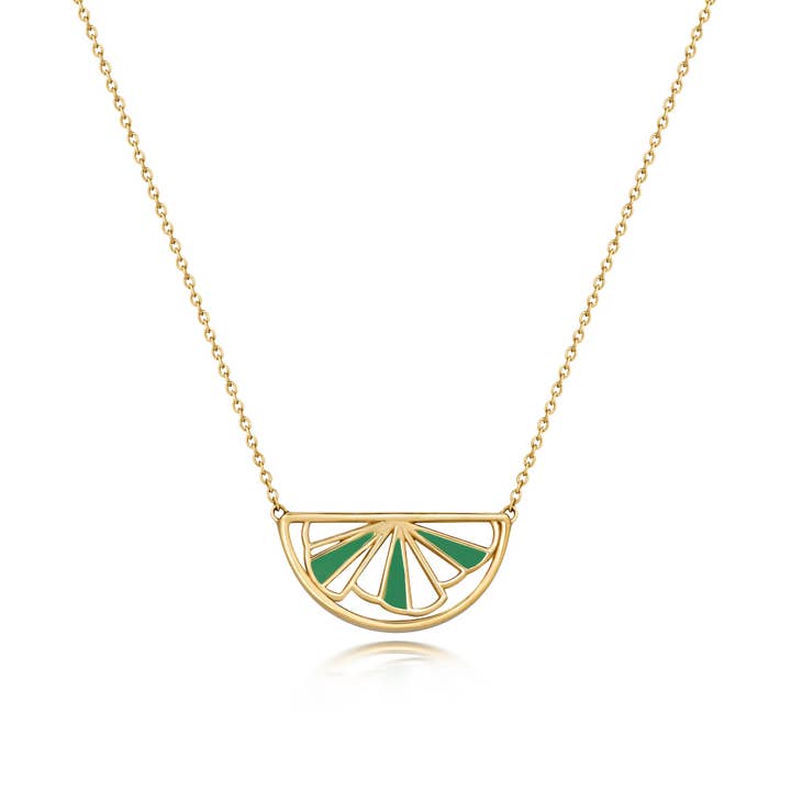 Wedge Necklace - Gold for wholesale by Little By Little Jewellery