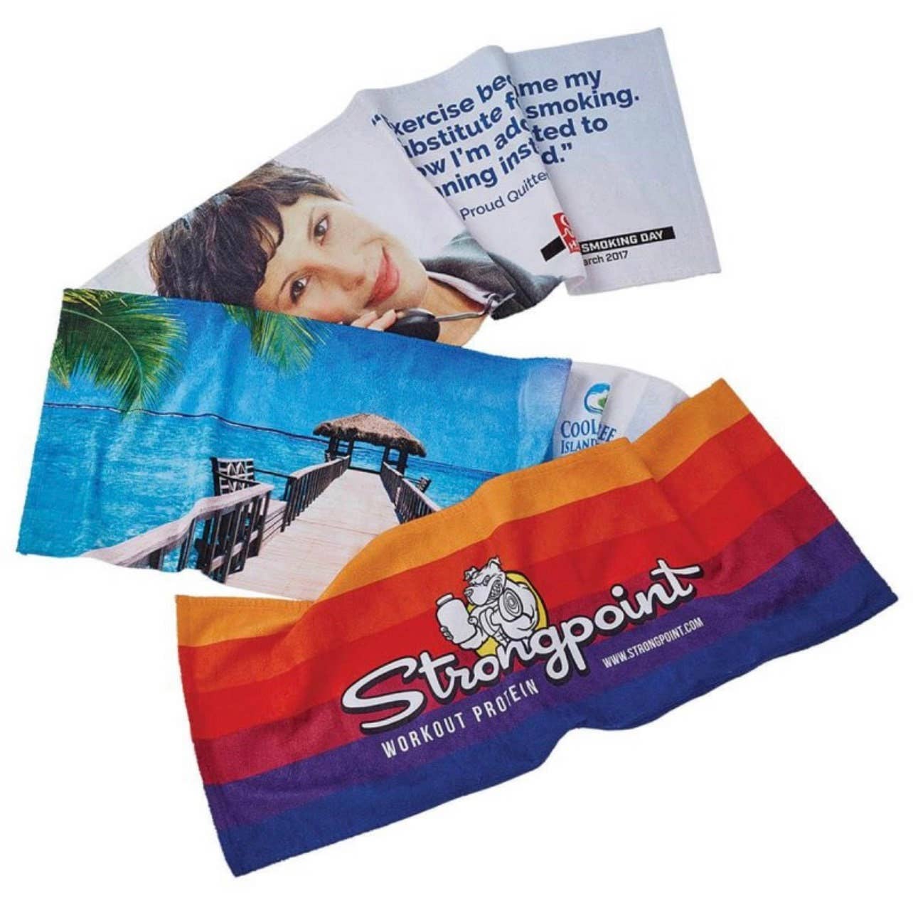 BloomAngel - Wholesale Sports towel - Custom Personalized Sports Team Logo Rally Gym Towel #26