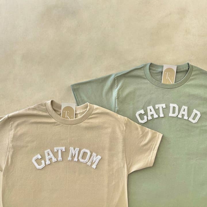 Cat Mom Shirt | Cat Dad Shirt for wholesale by Threads And Needles, INC.