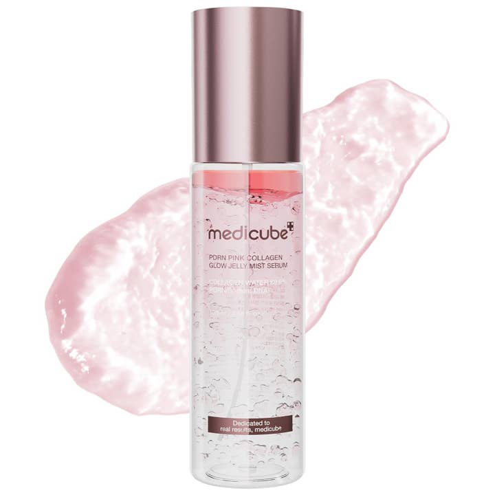 MEDICUBE PDRN Pink Collagen Glow Jelly Mist Serum 100ml 3,38 fl. oz. voor wholesale door Glowiss